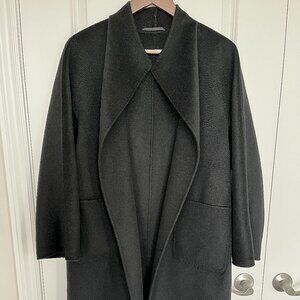 Max Mara "Lilia" type 100% Black Cashmere Coat - IT 40 - Double-Faced